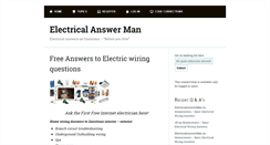 Desktop Screenshot of electricalanswerman.com