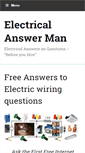 Mobile Screenshot of electricalanswerman.com